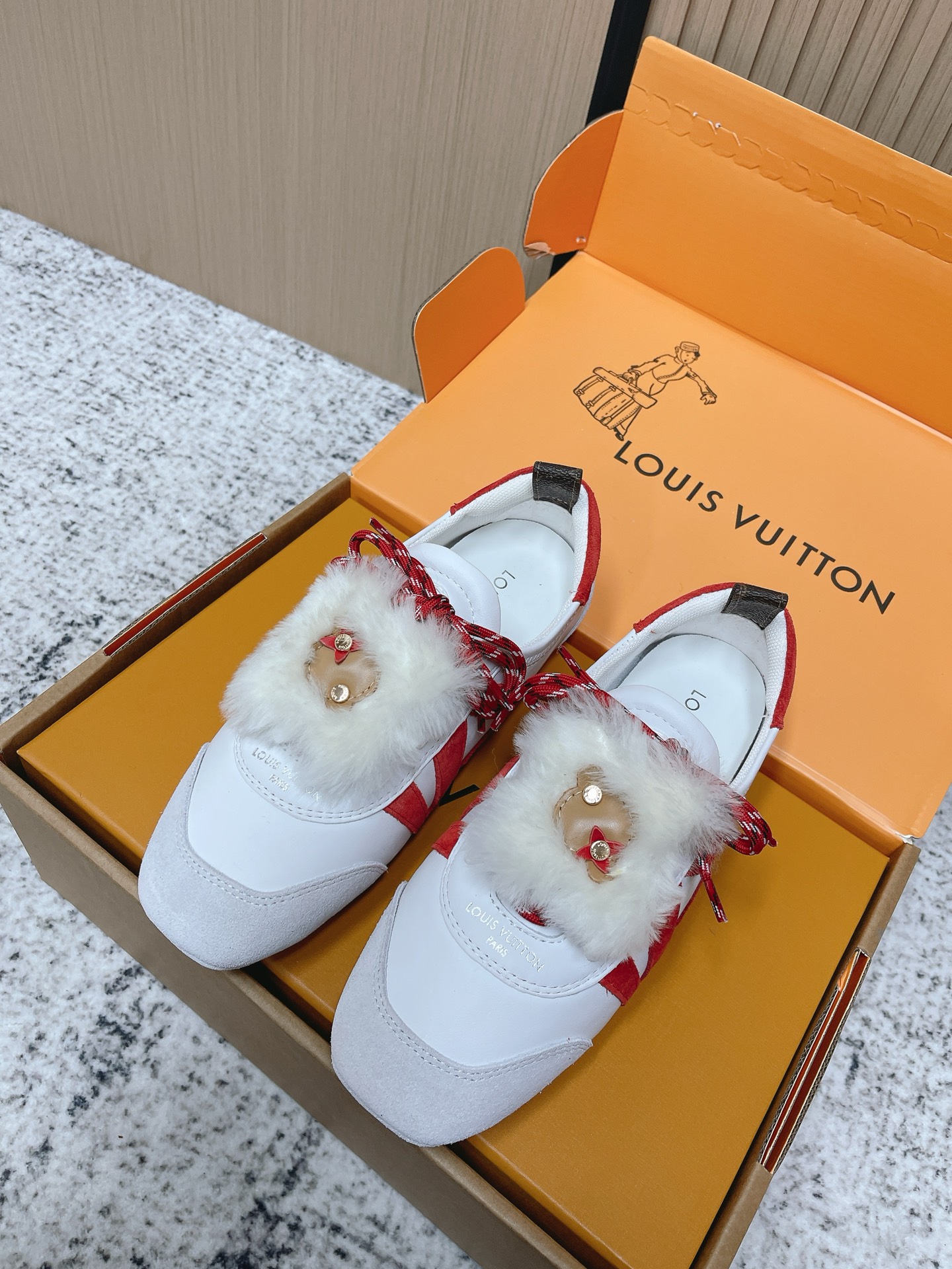 Cheap Louis Vuitton Sneakers for women in 213790, $60 USD- [IB213790] - Replica Louis Vuitton Sneakers for women