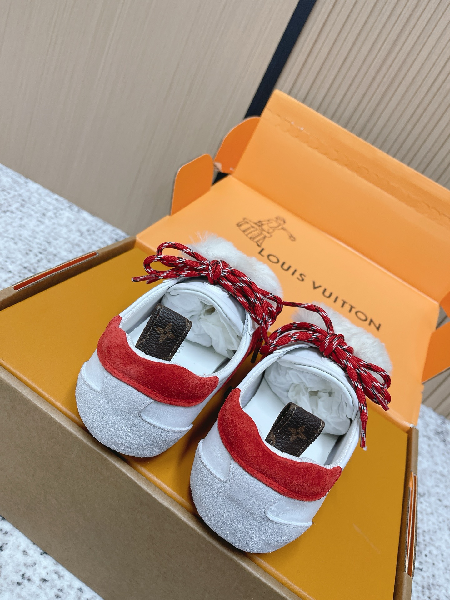 Cheap Louis Vuitton Sneakers for women in 213790, $60 USD- [IB213790] - Replica Louis Vuitton Sneakers for women
