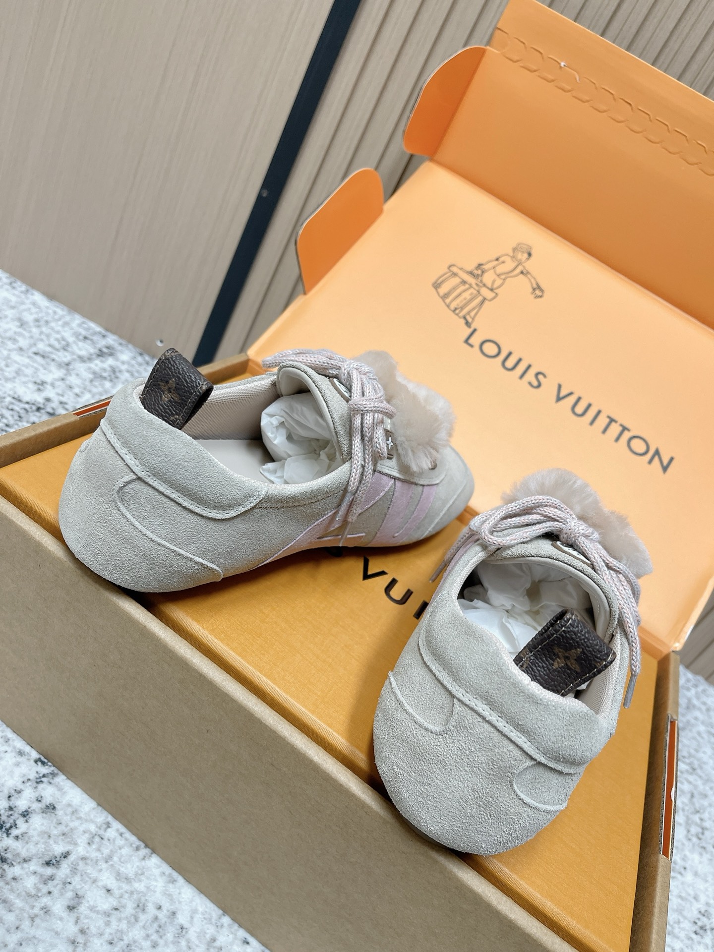 Cheap Louis Vuitton Sneakers for women in 213791, $60 USD- [IB213791] - Replica Louis Vuitton Sneakers for women