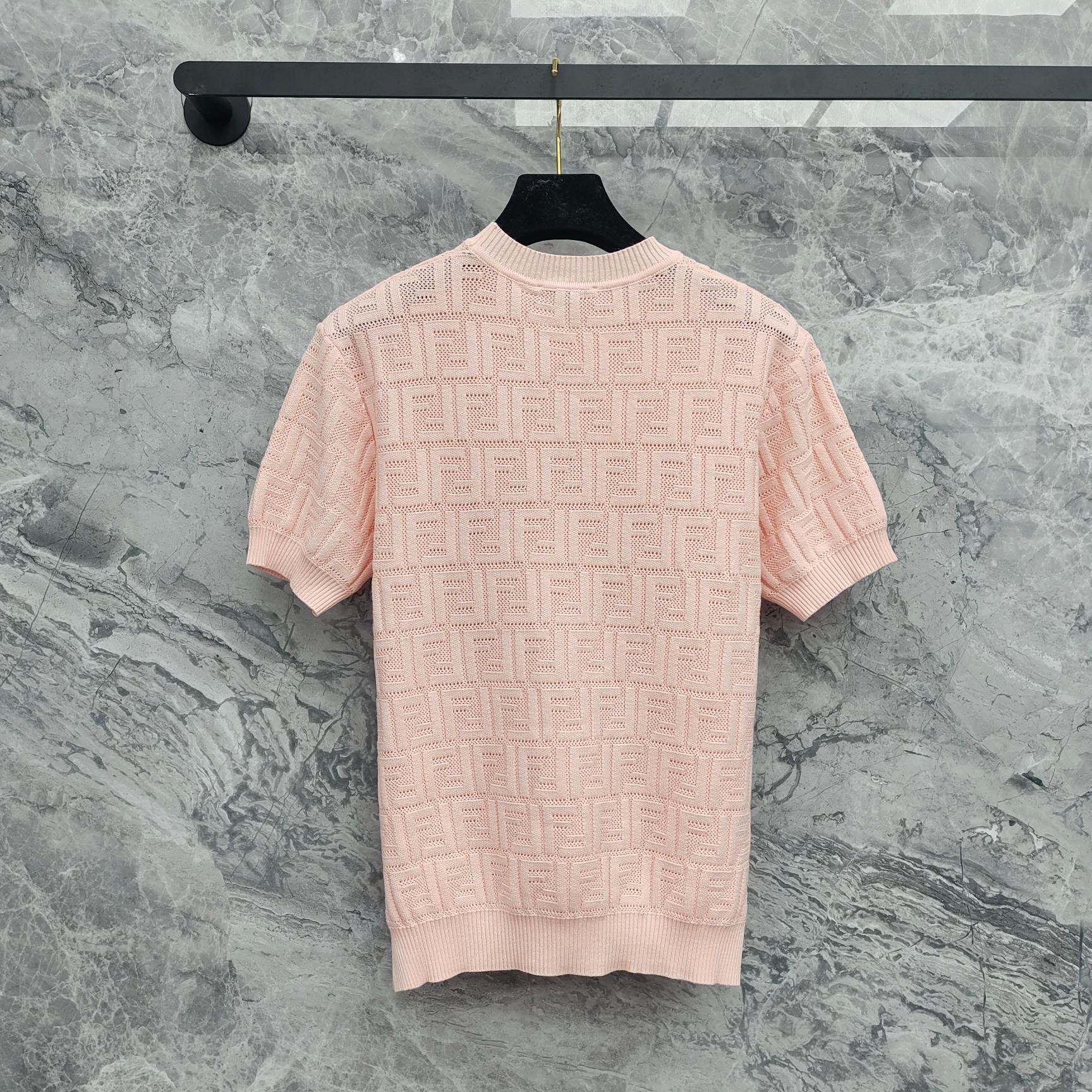 Cheap FENDI T-shirts for Women in 213824, $30 USD- [IB213824] - Replica FENDI T-shirts for Women