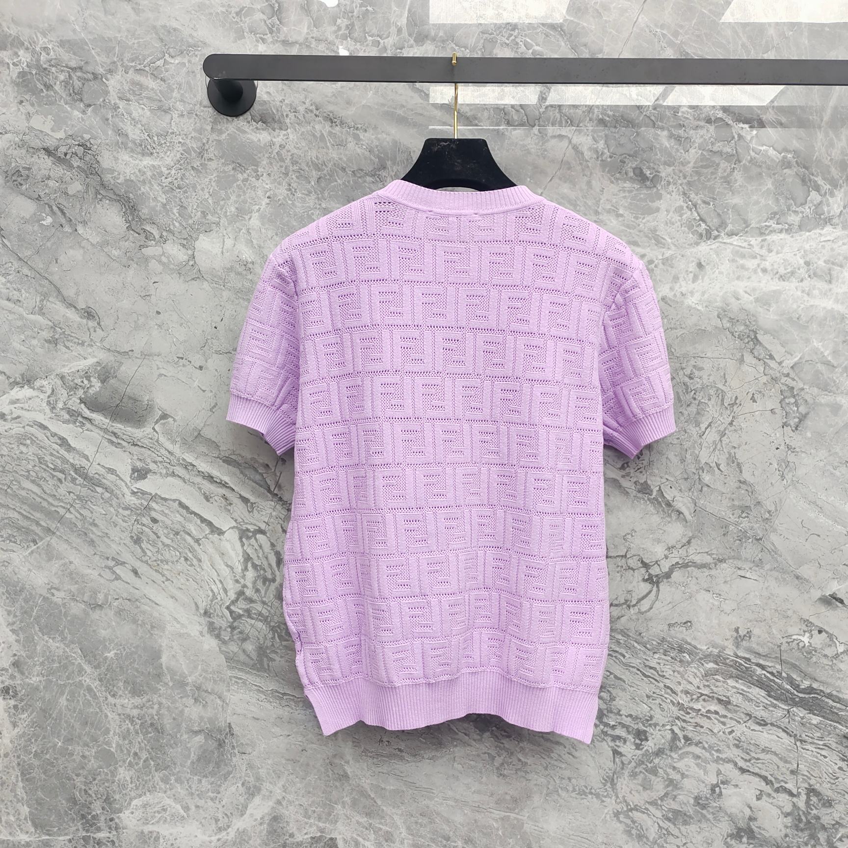 Cheap FENDI T-shirts for Women in 213826, $30 USD- [IB213826] - Replica FENDI T-shirts for Women