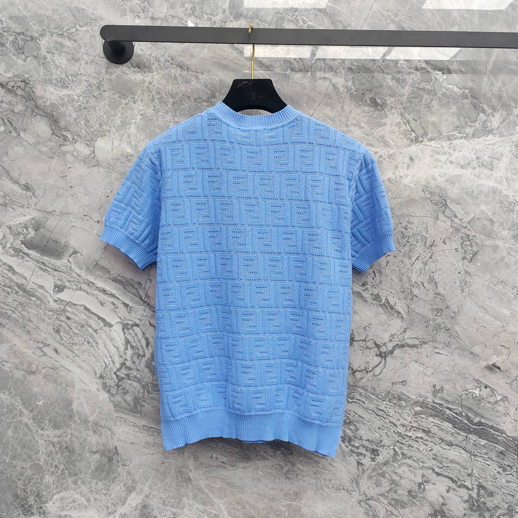 Cheap FENDI T-shirts for Women in 213827, $30 USD- [IB213827] - Replica FENDI T-shirts for Women