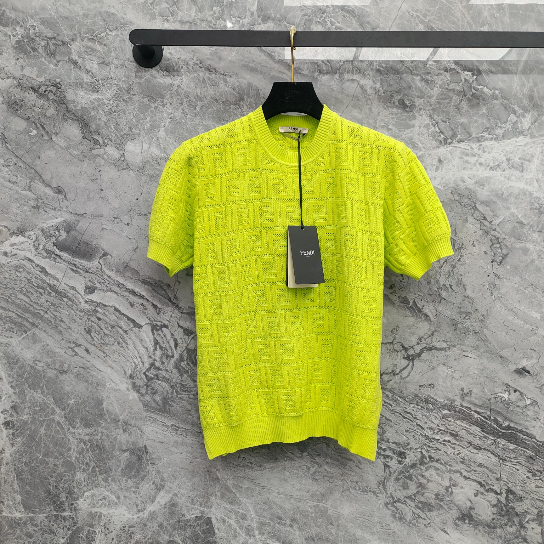 Cheap FENDI T-shirts for Women in 213828, $30 USD- [IB213828] - Replica FENDI T-shirts for Women