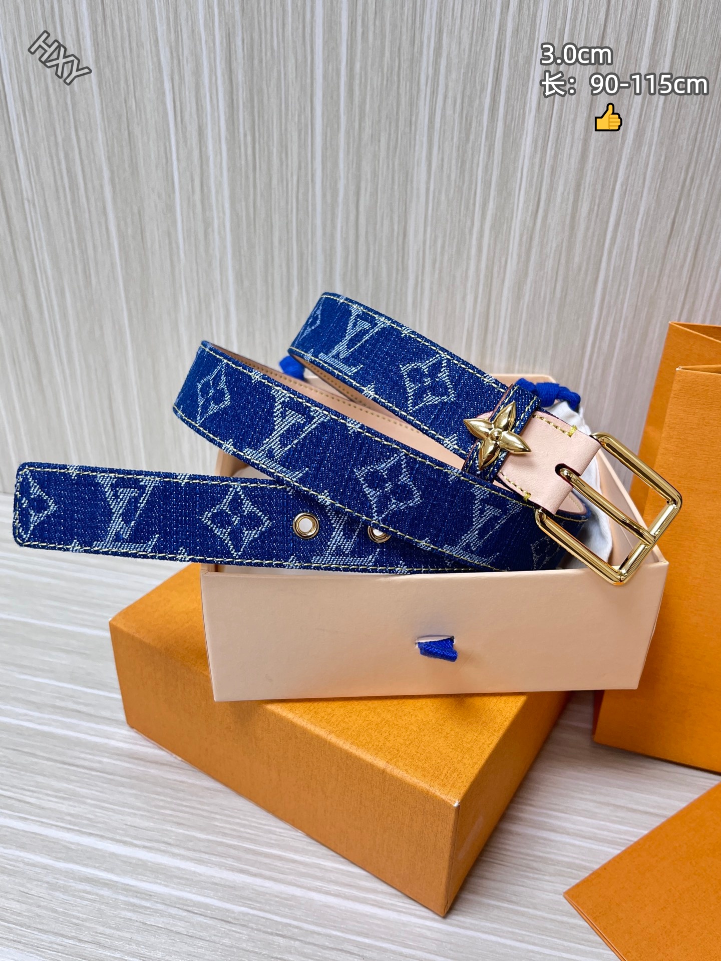 Cheap Louis Vuitton AAA Belts in 214123, $50 USD- [IB214123] - Replica Louis Vuitton AAA Belts