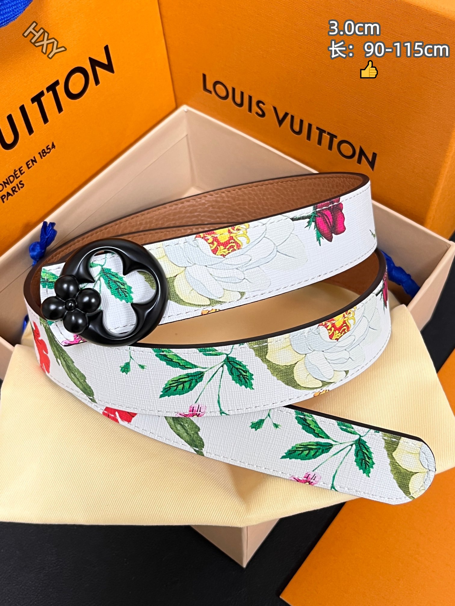Cheap Louis Vuitton AAA Belts in 214127, $55 USD- [IB214127] - Replica Louis Vuitton AAA Belts
