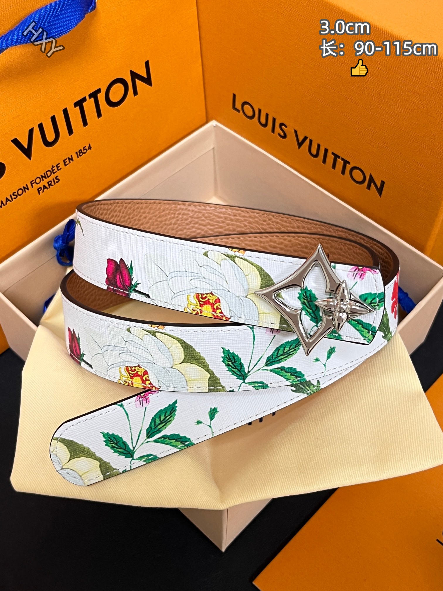 Cheap Louis Vuitton AAA Belts in 214131, $55 USD- [IB214131] - Replica Louis Vuitton AAA Belts
