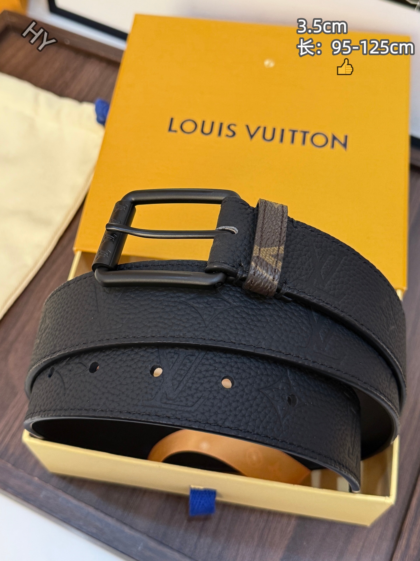 Cheap Louis Vuitton AAA Belts in 214155, $55 USD- [IB214155] - Replica Louis Vuitton AAA Belts