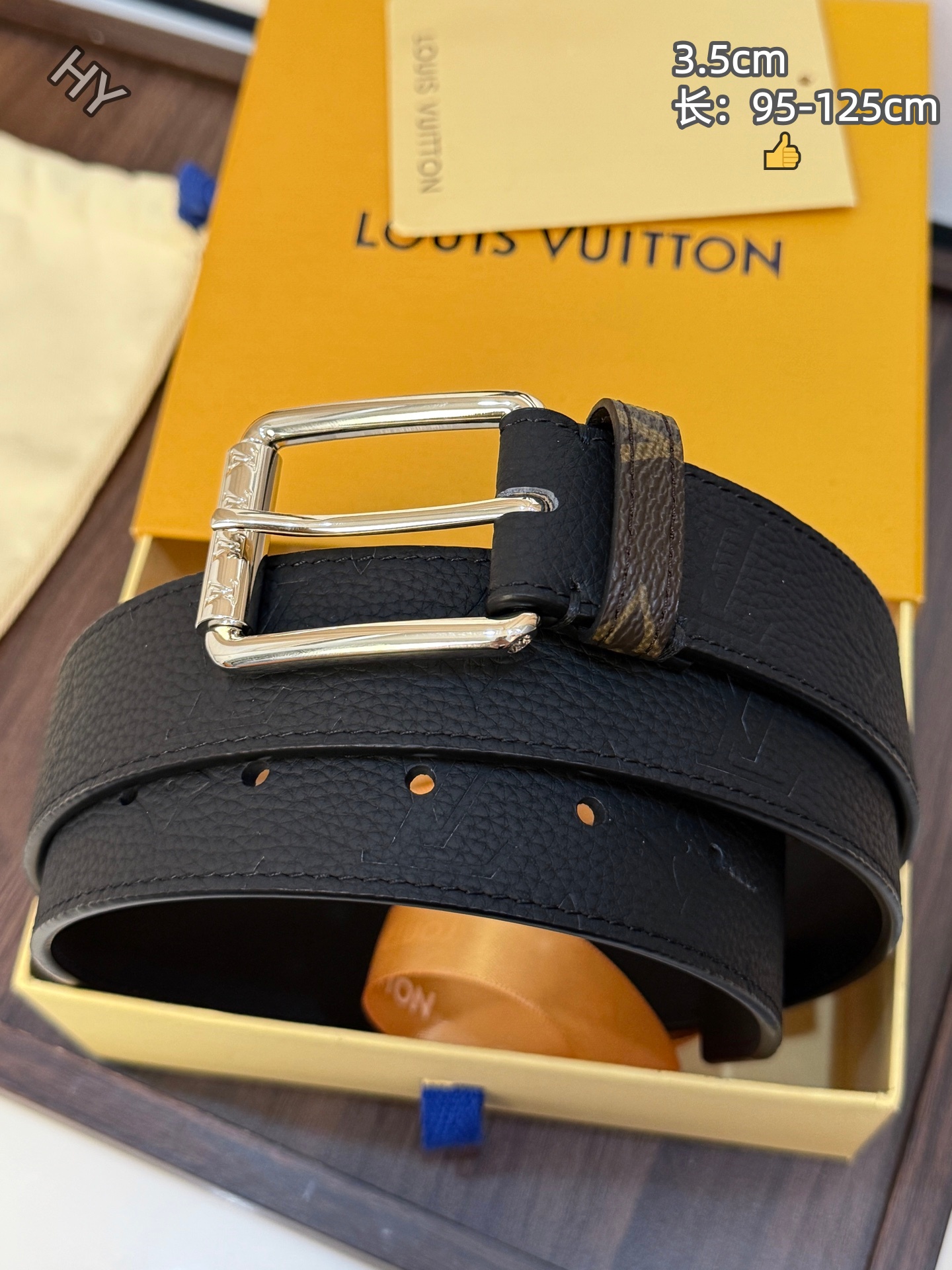 Cheap Louis Vuitton AAA Belts in 214156, $55 USD- [IB214156] - Replica Louis Vuitton AAA Belts