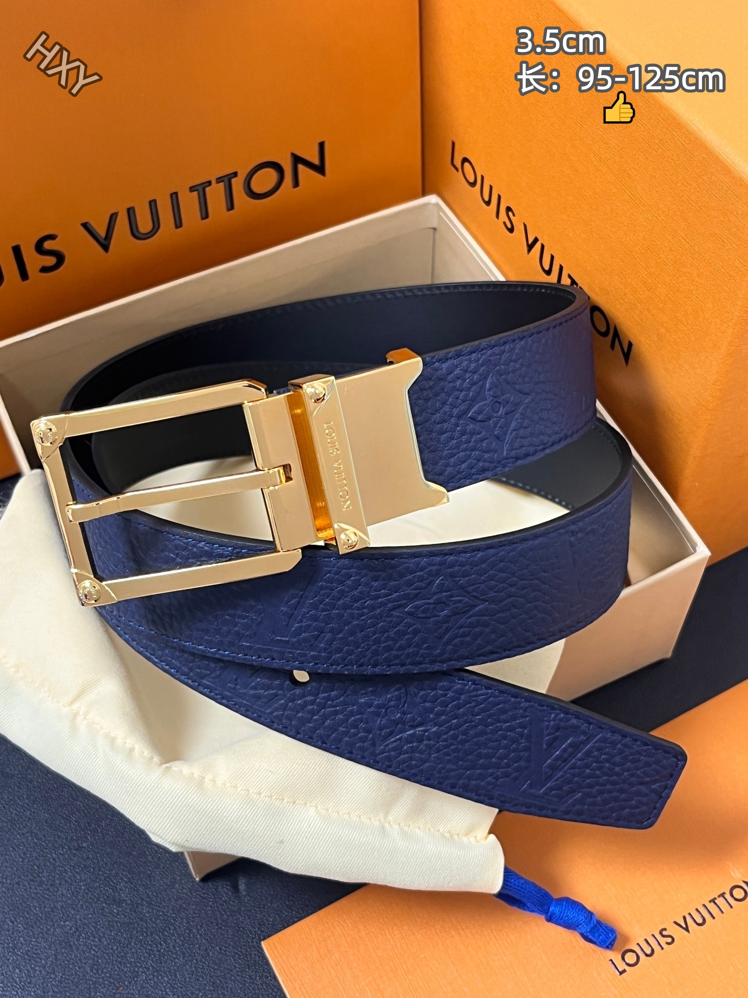 Cheap Louis Vuitton AAA Belts in 214158, $55 USD- [IB214158] - Replica Louis Vuitton AAA Belts