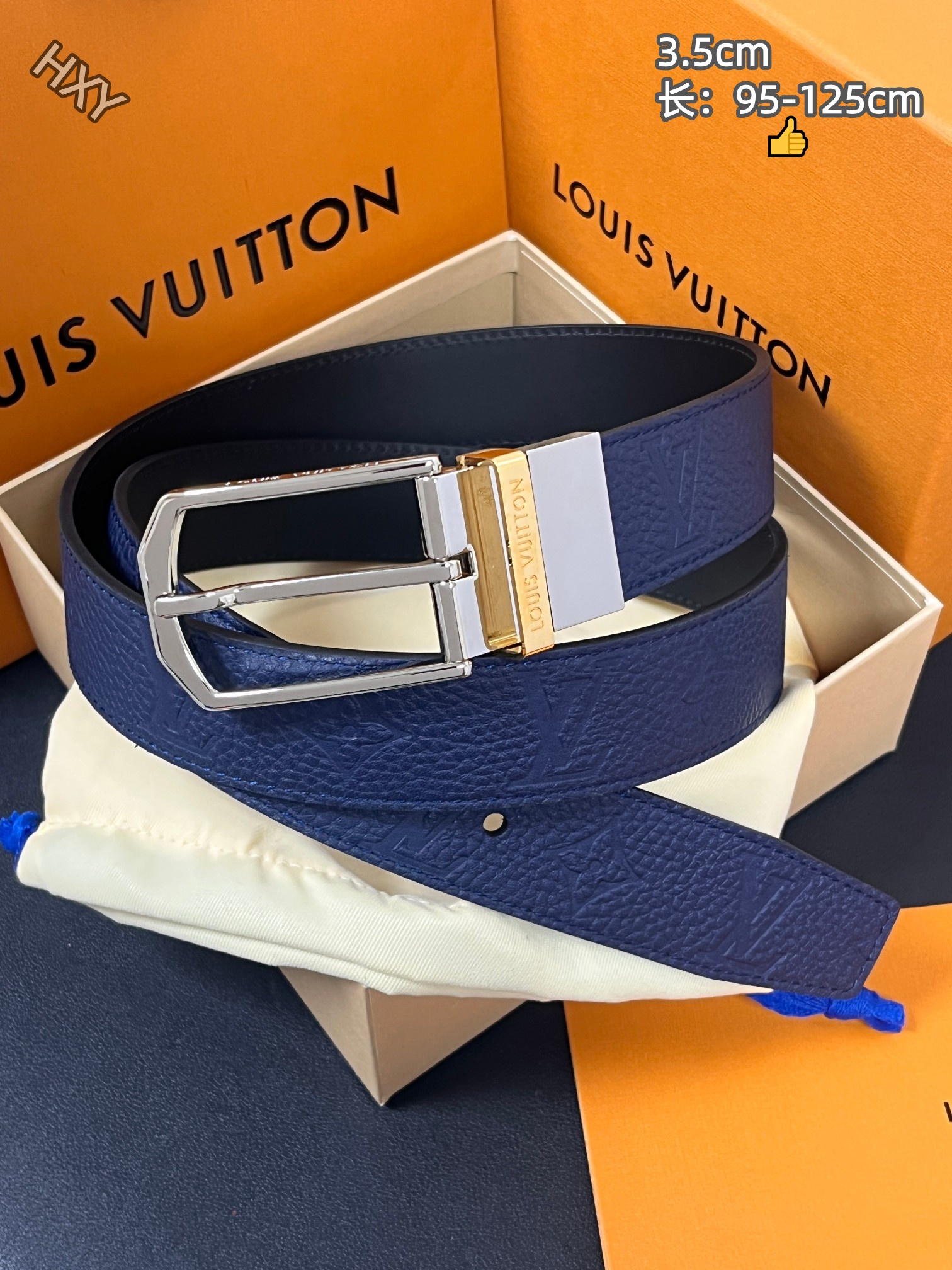 Cheap Louis Vuitton AAA Belts in 214159, $55 USD- [IB214159] - Replica Louis Vuitton AAA Belts