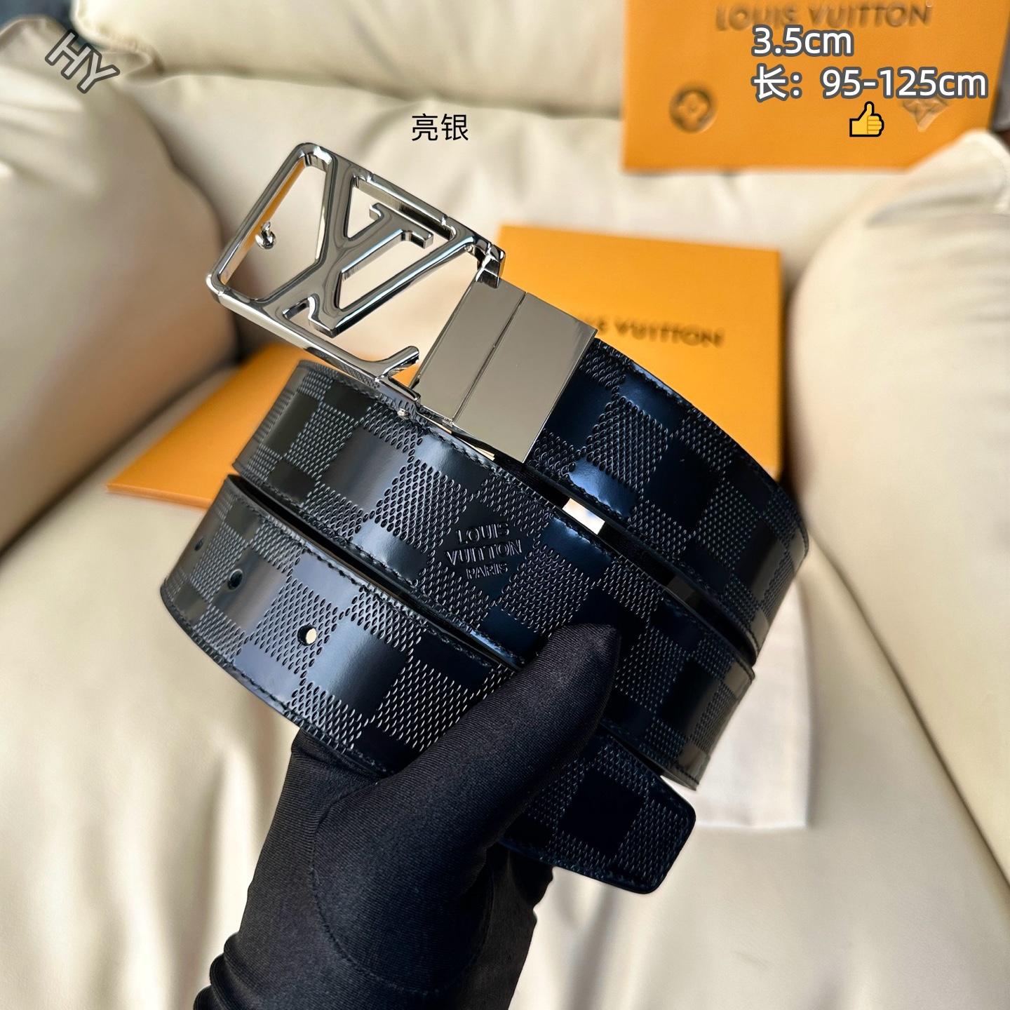 Cheap Louis Vuitton AAA Belts in 214177, $55 USD- [IB214177] - Replica Louis Vuitton AAA Belts