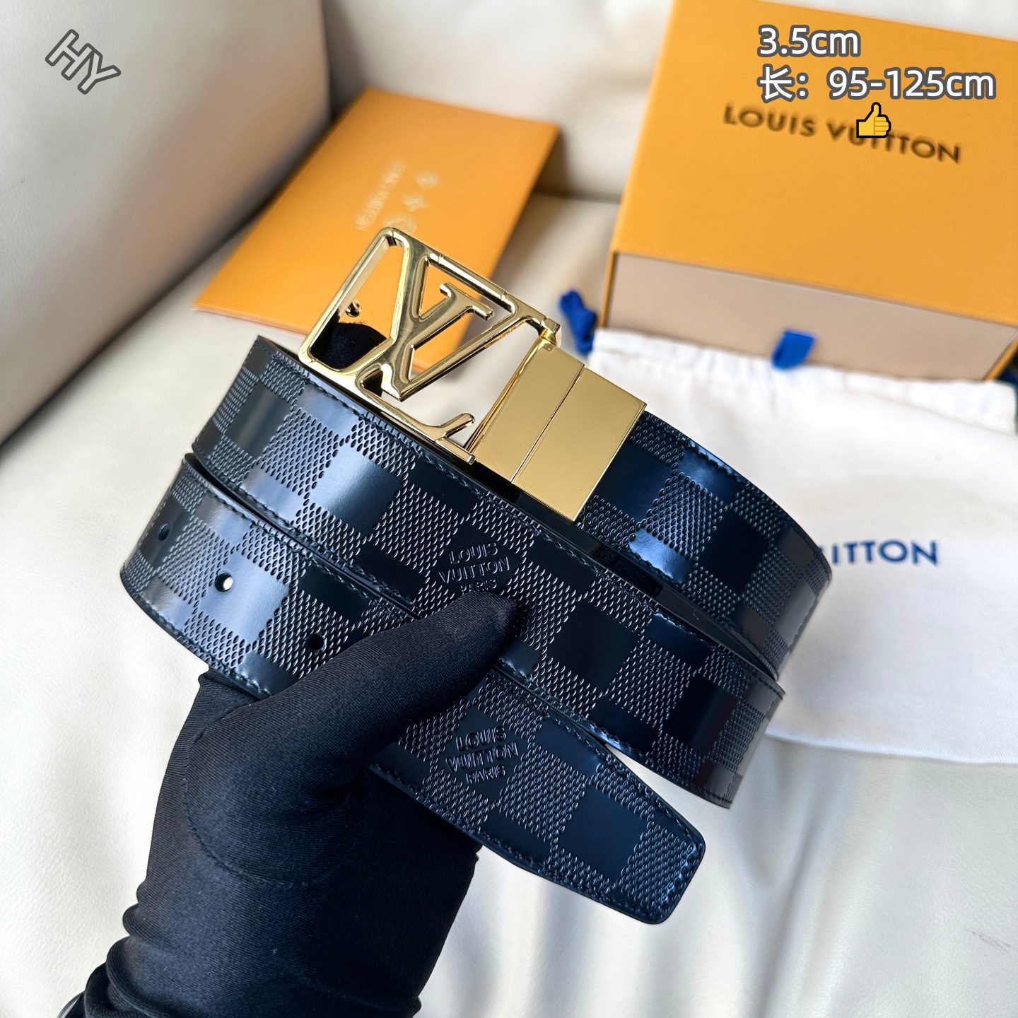 Cheap Louis Vuitton AAA Belts in 214178, $55 USD- [IB214178] - Replica Louis Vuitton AAA Belts