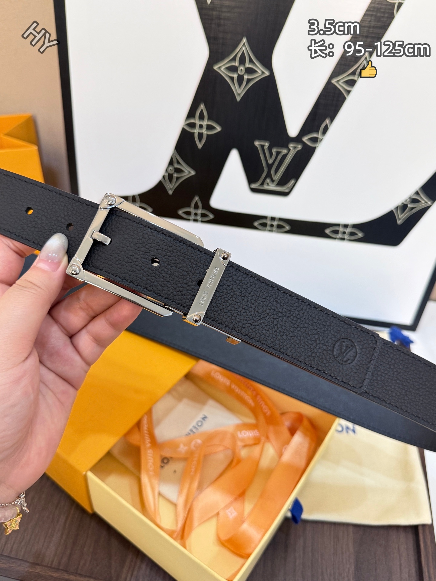 Cheap Louis Vuitton AAA Belts in 214180, $55 USD- [IB214180] - Replica Louis Vuitton AAA Belts