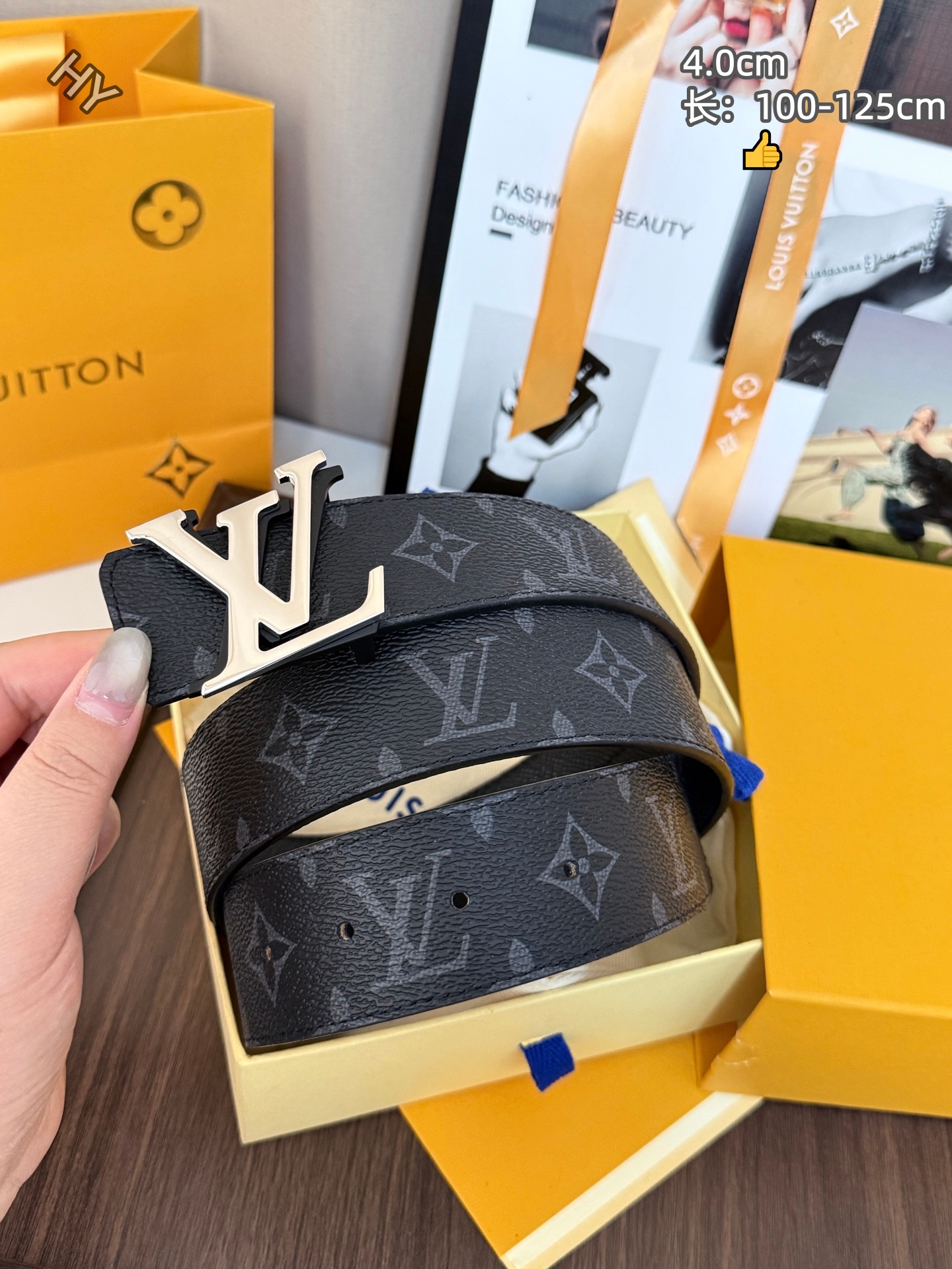 Cheap Louis Vuitton AAA Belts in 214185, $55 USD- [IB214185] - Replica Louis Vuitton AAA Belts
