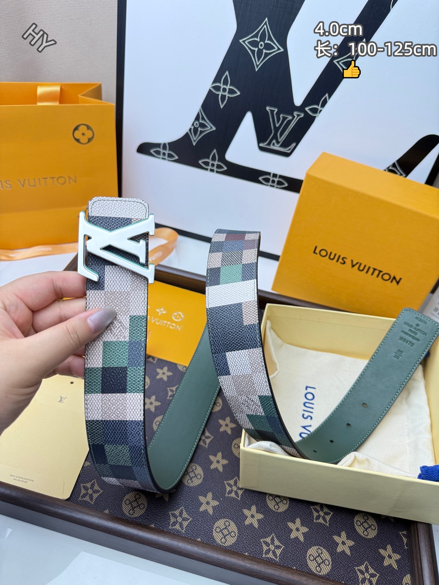 Cheap Louis Vuitton AAA Belts in 214194, $55 USD- [IB214194] - Replica Louis Vuitton AAA Belts