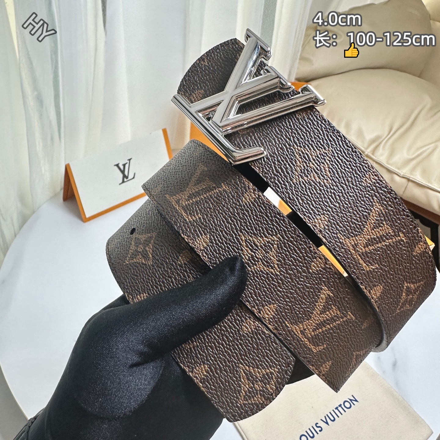Cheap Louis Vuitton AAA Belts in 214200, $55 USD- [IB214200] - Replica Louis Vuitton AAA Belts