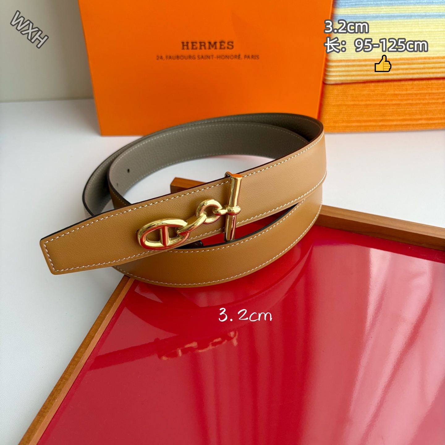 Cheap Hermes AAA+++ Women Belts in 214241, $55 USD- [IB214241] - Replica Hermes AAA+++ Women Belts