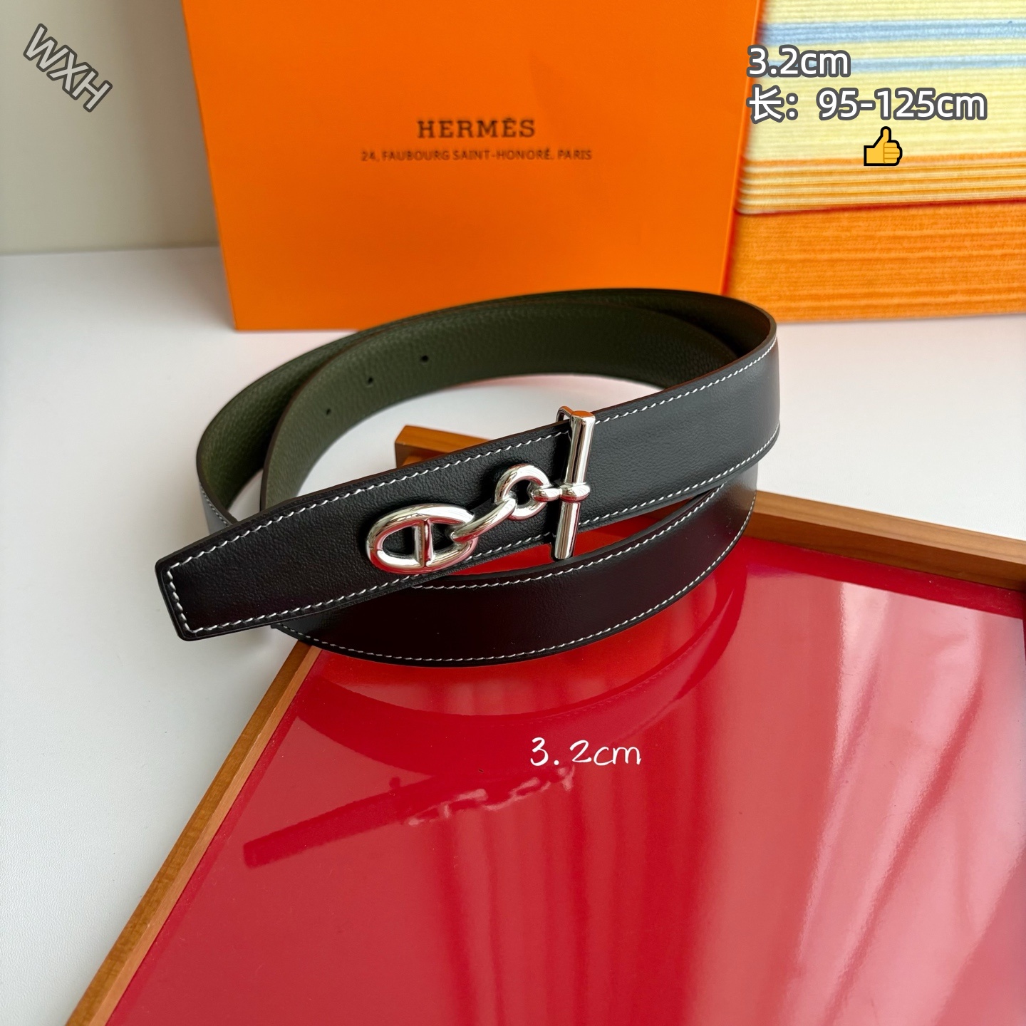 Cheap Hermes AAA+++ Women Belts in 214242, $55 USD- [IB214242] - Replica Hermes AAA+++ Women Belts