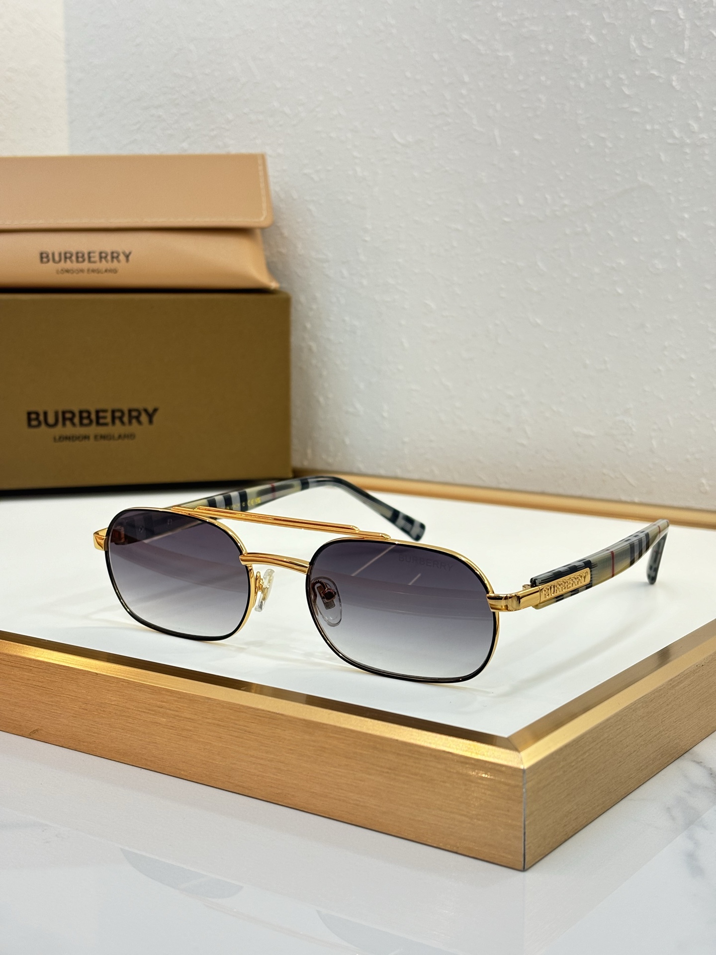 Cheap Burberry AAA+++ quality Sunglasses in 214438, $50 USD- [IB214438] - Replica Burberry AAA+++ quality Sunglasses