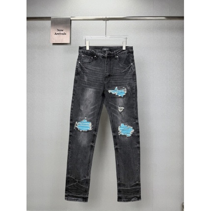 Cheap Amiri Denim Jeans in 215186, $60 USD- [IB215186] - Replica Amiri Denim Jeans