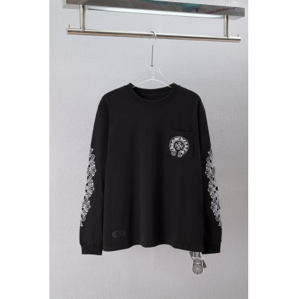 Cheap Chrome Hearts Long-Sleeved T-shirts in 215529, $30 USD- [IB215529] - Replica Chrome Hearts Long-Sleeved T-shirts
