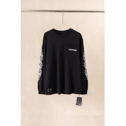 Cheap Chrome Hearts Long-Sleeved T-shirts in 215542, $35 USD- [IB215542] - Replica Chrome Hearts Long-Sleeved T-shirts