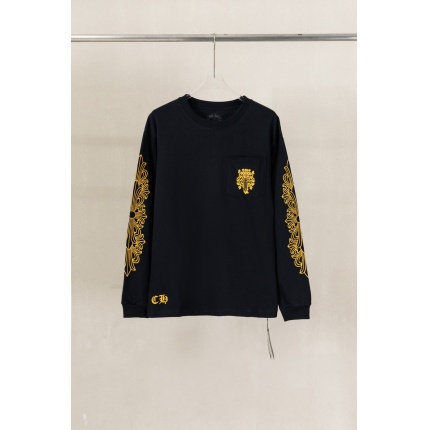Cheap Chrome Hearts Long-Sleeved T-shirts in 215548, $35 USD- [IB215548] - Replica Chrome Hearts Long-Sleeved T-shirts