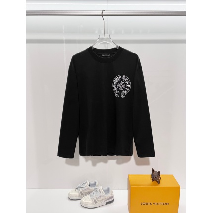 Cheap Chrome Hearts Long-Sleeved T-shirts in 215585, $30 USD- [IB215585] - Replica Chrome Hearts Long-Sleeved T-shirts