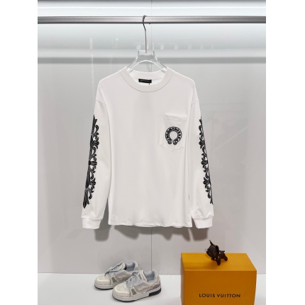 Cheap Chrome Hearts Long-Sleeved T-shirts in 215586, $30 USD- [IB215586] - Replica Chrome Hearts Long-Sleeved T-shirts