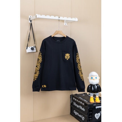 Cheap Chrome Hearts Long-Sleeved T-shirts in 216078, $35 USD- [IB216078] - Replica Chrome Hearts Long-Sleeved T-shirts