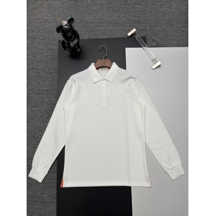 Hernes Long-Sleeved Polo T-Shirts for Men in 216202