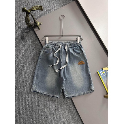Louis Vuitton Short Jeans For Men in 216220