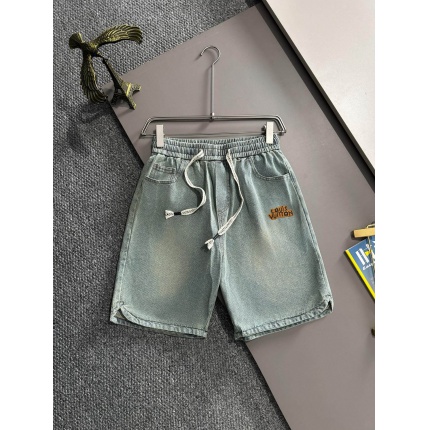 Louis Vuitton Short Jeans For Men in 216221