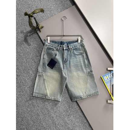 Louis Vuitton Short Jeans For Men in 216230