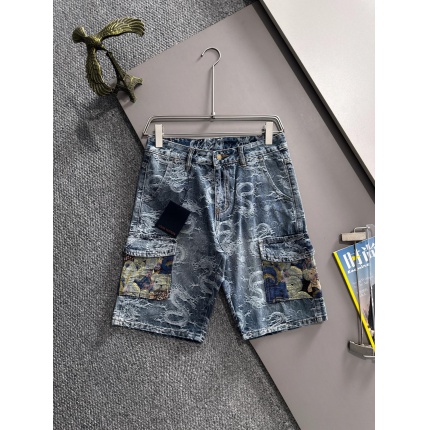 Louis Vuitton Short Jeans For Men in 216235