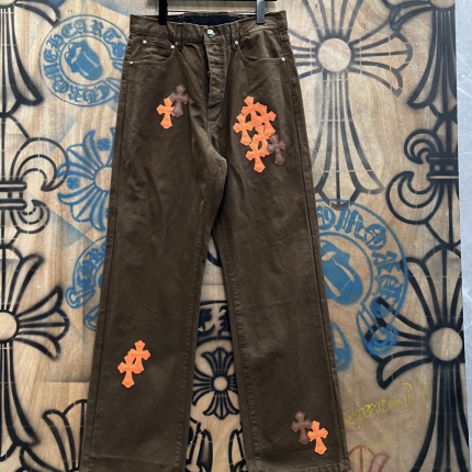 Cheap Chrome Hearts Jeans in 216351, $80 USD- [IB216351] - Replica Chrome Hearts Jeans