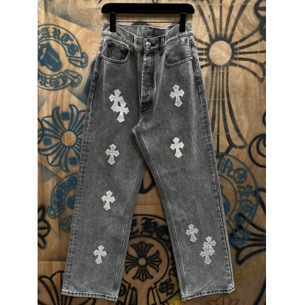 Cheap Chrome Hearts Jeans in 216368, $80 USD- [IB216368] - Replica Chrome Hearts Jeans