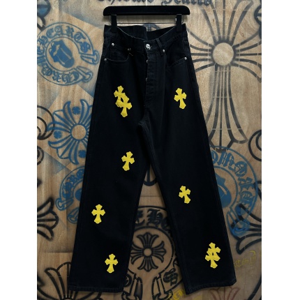 Cheap Chrome Hearts Jeans in 216378, $80 USD- [IB216378] - Replica Chrome Hearts Jeans