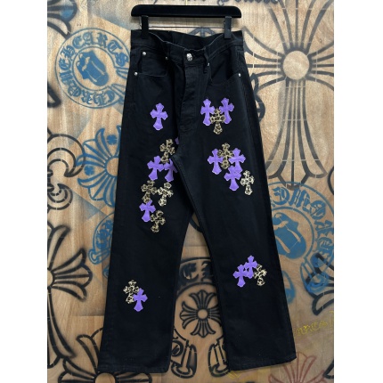 Cheap Chrome Hearts Jeans in 216387, $80 USD- [IB216387] - Replica Chrome Hearts Jeans