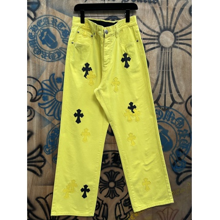 Cheap Chrome Hearts Jeans in 216391, $80 USD- [IB216391] - Replica Chrome Hearts Jeans