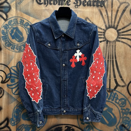 Cheap Chrome Hearts Jackets in 216399, $90 USD- [IB216399] - Replica Chrome Hearts Jackets