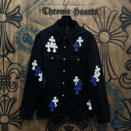 Cheap Chrome Hearts Jackets in 216406, $90 USD- [IB216406] - Replica Chrome Hearts Jackets