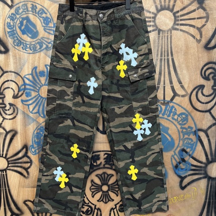 Cheap Chrome Hearts Jeans in 216423, $80 USD- [IB216423] - Replica Chrome Hearts Jeans