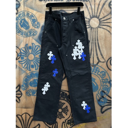 Cheap Chrome Hearts Jeans in 216434, $80 USD- [IB216434] - Replica Chrome Hearts Jeans