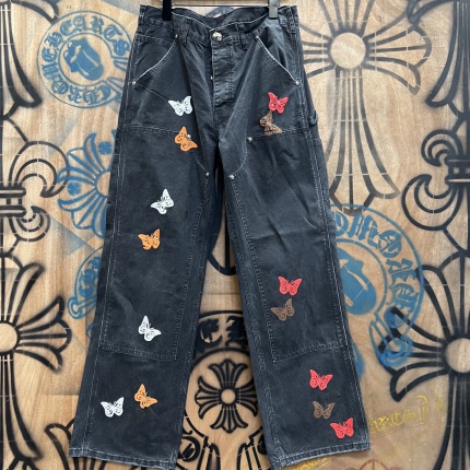Cheap Chrome Hearts Jeans in 216443, $80 USD- [IB216443] - Replica Chrome Hearts Jeans