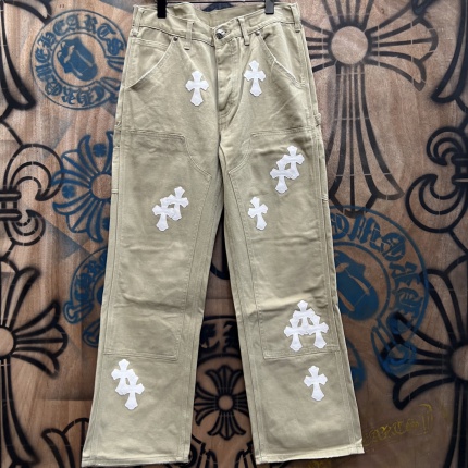 Cheap Chrome Hearts Jeans in 216448, $80 USD- [IB216448] - Replica Chrome Hearts Jeans