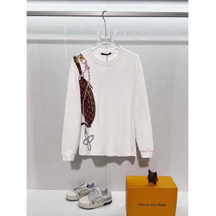 Louis Vuitton Long-Sleeved T-shirts for Men in 216582