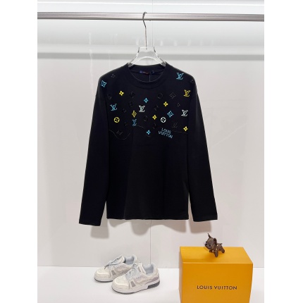 Louis Vuitton Long-Sleeved T-shirts for Men in 216583