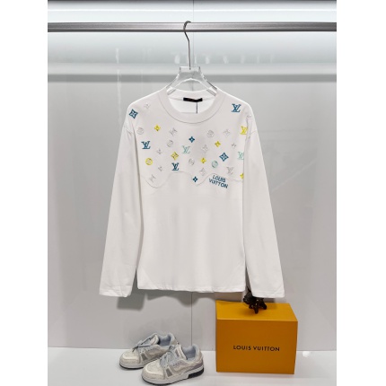 Louis Vuitton Long-Sleeved T-shirts for Men in 216584