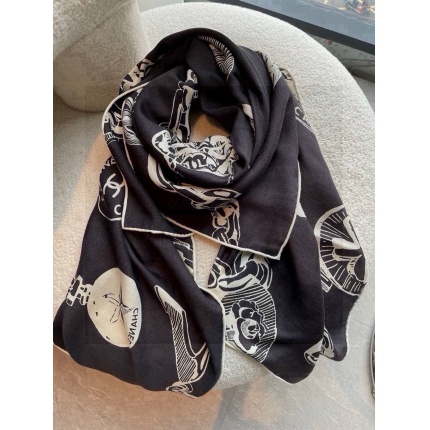 New Chanel high-quality scarf in 216803